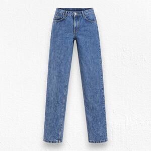 Vintage Levi’s Orange Tab Medium Acid Wash Straight Leg Jeans USA Made Size 28W